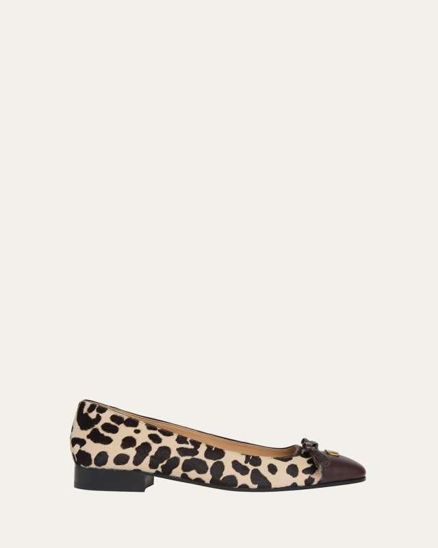 VLogo Valet Du Roi Pony Hair Ballerina Flats